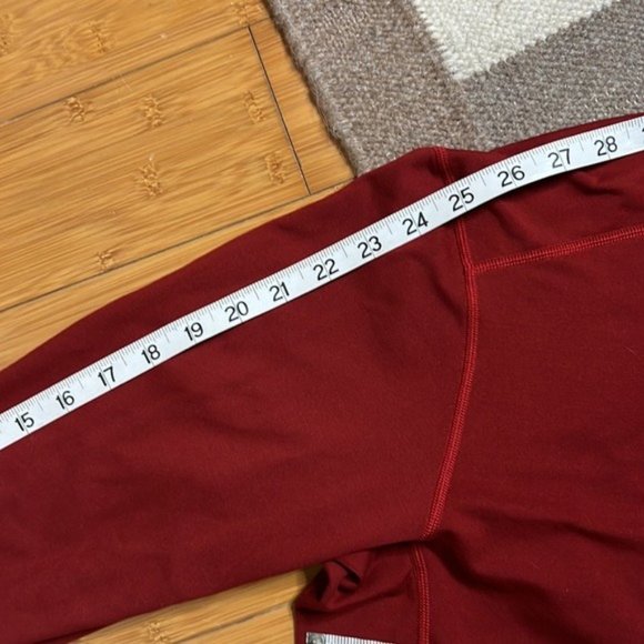 Sold.  Arcteryx Men’s Long Sleeve 1/2 Zip Neck Shirt pull on XL Rust Pocket - Picture 7 of 8